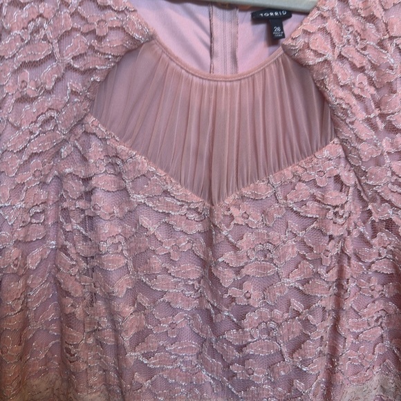 Torrid Pink Lace Maxi Dress - Picture 4 of 8